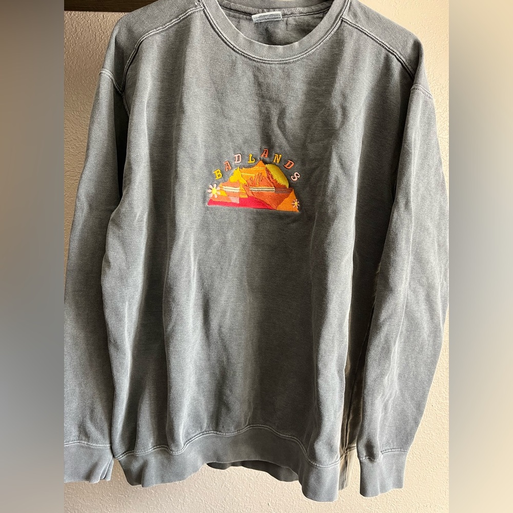 Embroidered Badlands Crewneck Sweatshirt
